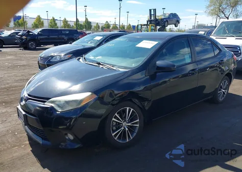 2016 Toyota Corolla Le Plus from USA, damaged, VIN 5YFBURHE4GP559181